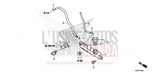 RESERVOIR DE RESERVE SH125ADE de 2014